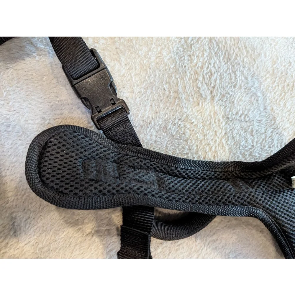 PetSafe EasySport Dog Harness Black White Adjustable Sizing Barely Used